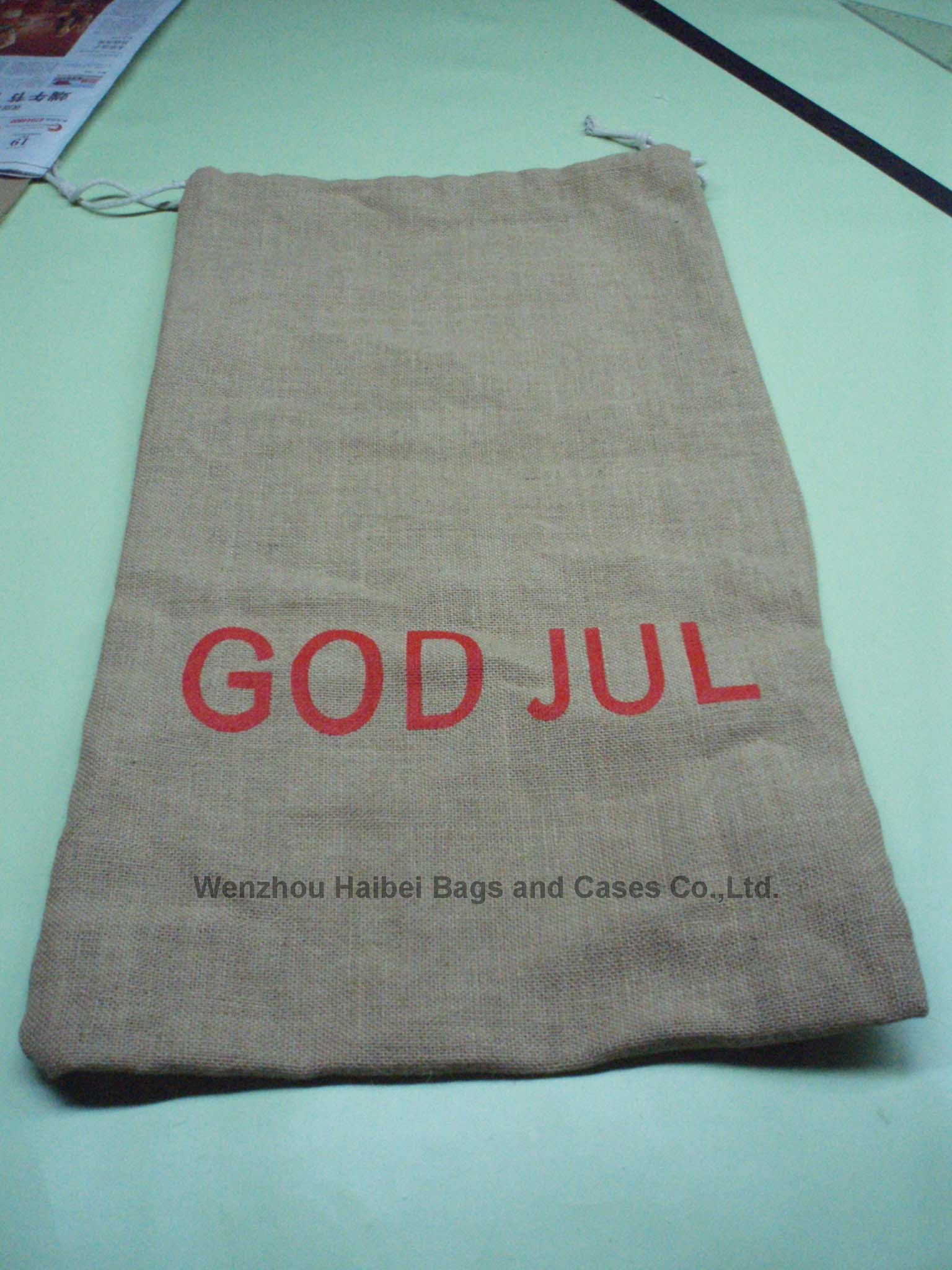 Jute Christmas Pouch()